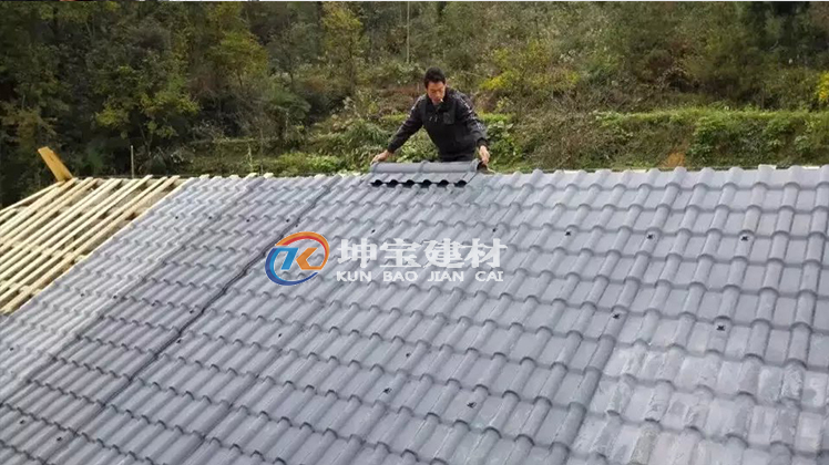 老房子換樹脂瓦物美