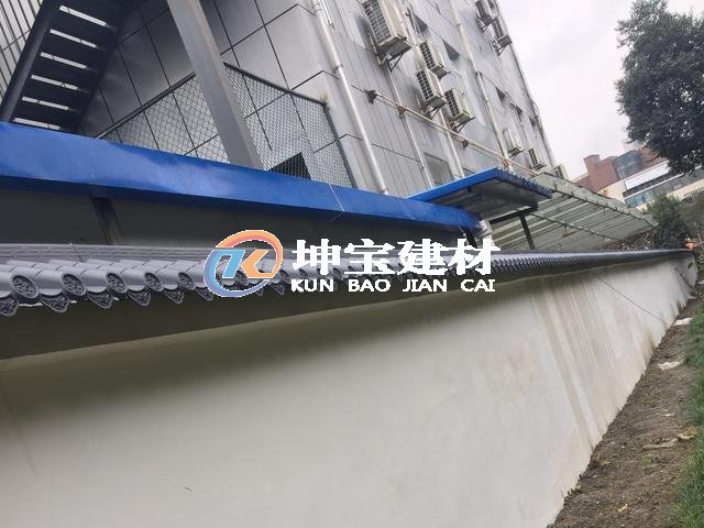 成都最美文化墻仿古圍墻一體瓦彰顯成都文化時代特色