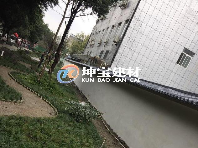 成都最美文化墻仿古圍墻一體瓦彰顯成都文化時代特色