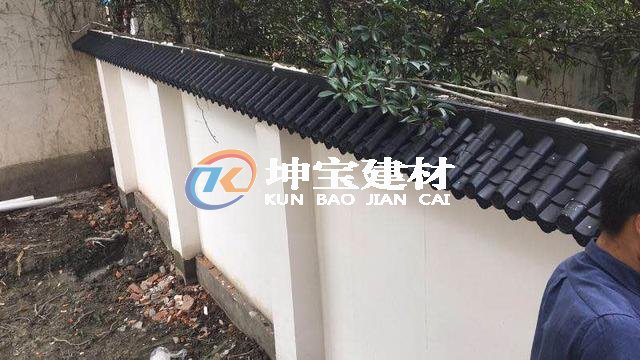 門(mén)頭門(mén)庭屋檐裝飾仿古一體瓦 圍墻瓦